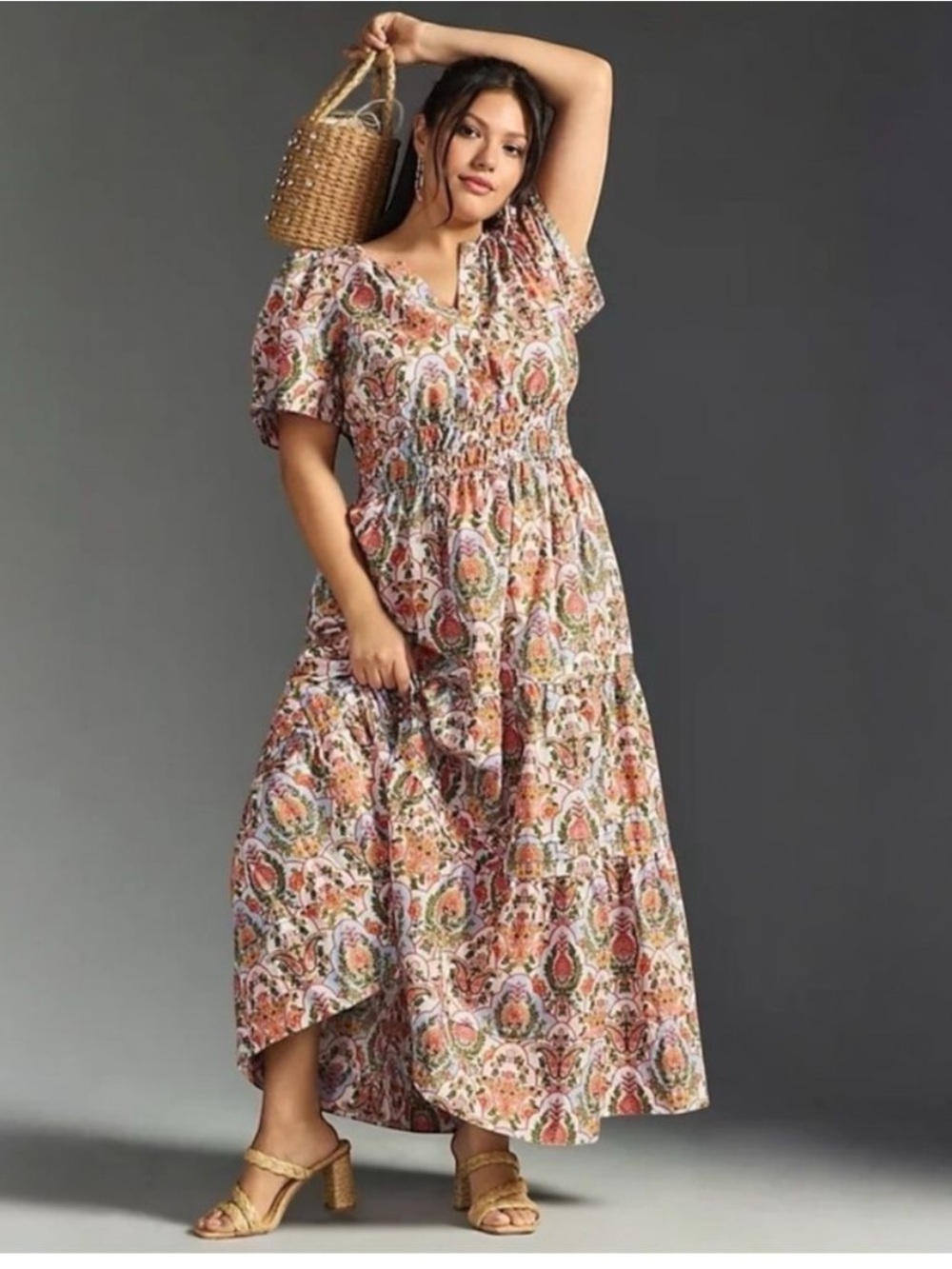 Anthropologie Somerset maxi dress XL